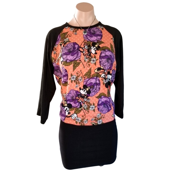 LuLaRoe top! $50 Retail Disney Minnie Mouse, sz large, black, FINAL PRICE! - Picture 8 of 10